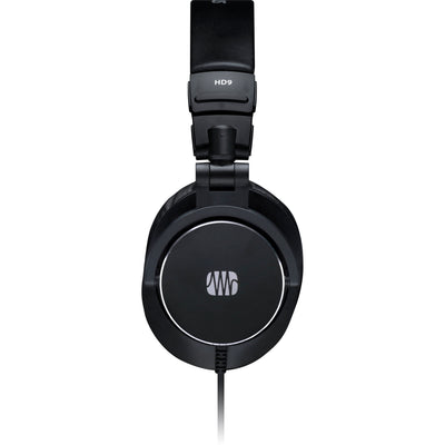 High-resolution PreSonus HD9 headphones featuring extended bass and comfort

