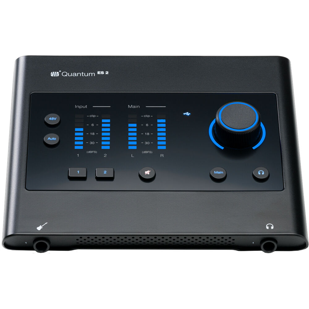 PreSonus Quantum ES 2 audio interface with included Fender Studio Pro software
