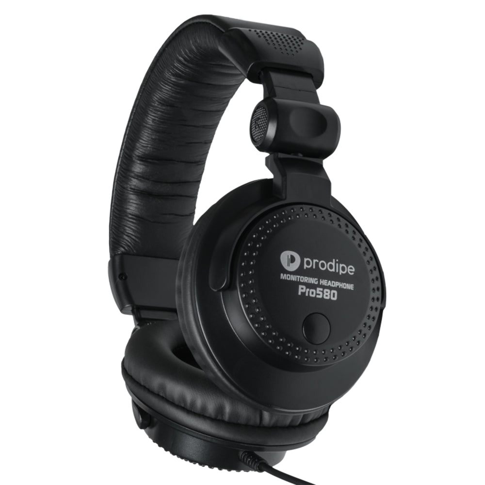 Prodipe Pro 580 professional monitoring headphones for musicians, featuring a comfortable over-ear design.
