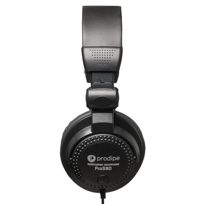 Prodipe Pro 580 professional monitoring headphones for musicians, featuring a comfortable over-ear design.
