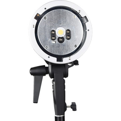 Godox AD600B Witstro TTL outdoor flash, 600Ws power, compatible with Canon, Nikon, Sony, Panasonic TTL, 11.1V/8700mAh battery with 500 full-power flashes, optional AC adapter, dual flash head connection for 1200Ws, 2.4 GHz wireless triggering, Bowens S-type mount