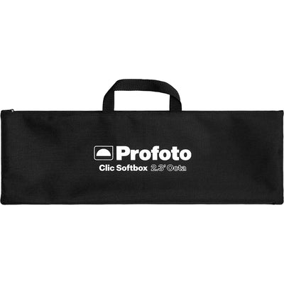 Black softbox with 'Profoto' branding on a white background