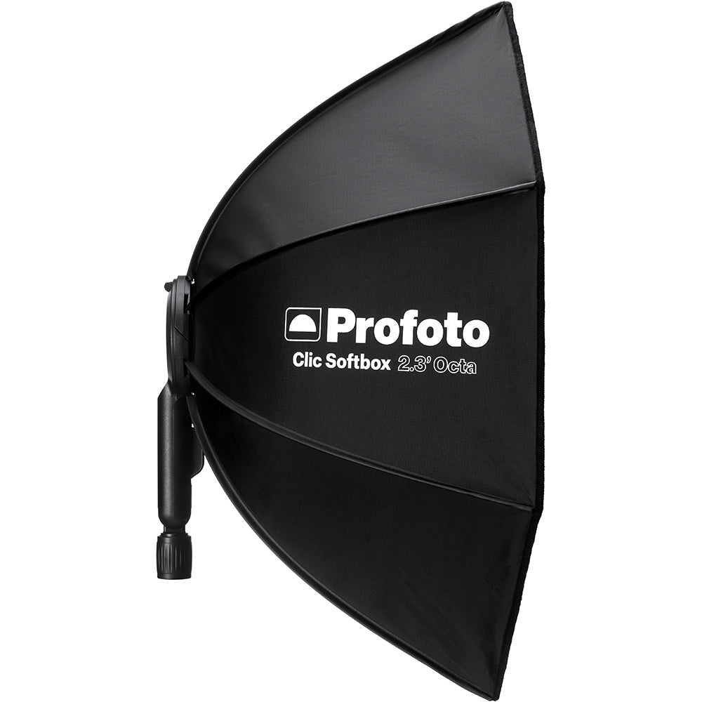 Black softbox with Profoto logo on a white background