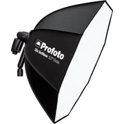 Profoto softbox with black and white design on a white background
