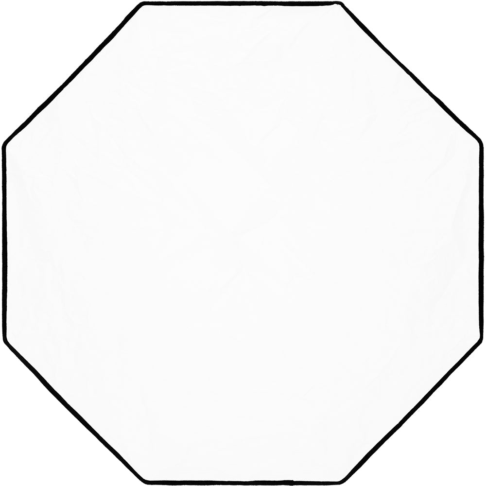 Outline of a regular octagon on a white background