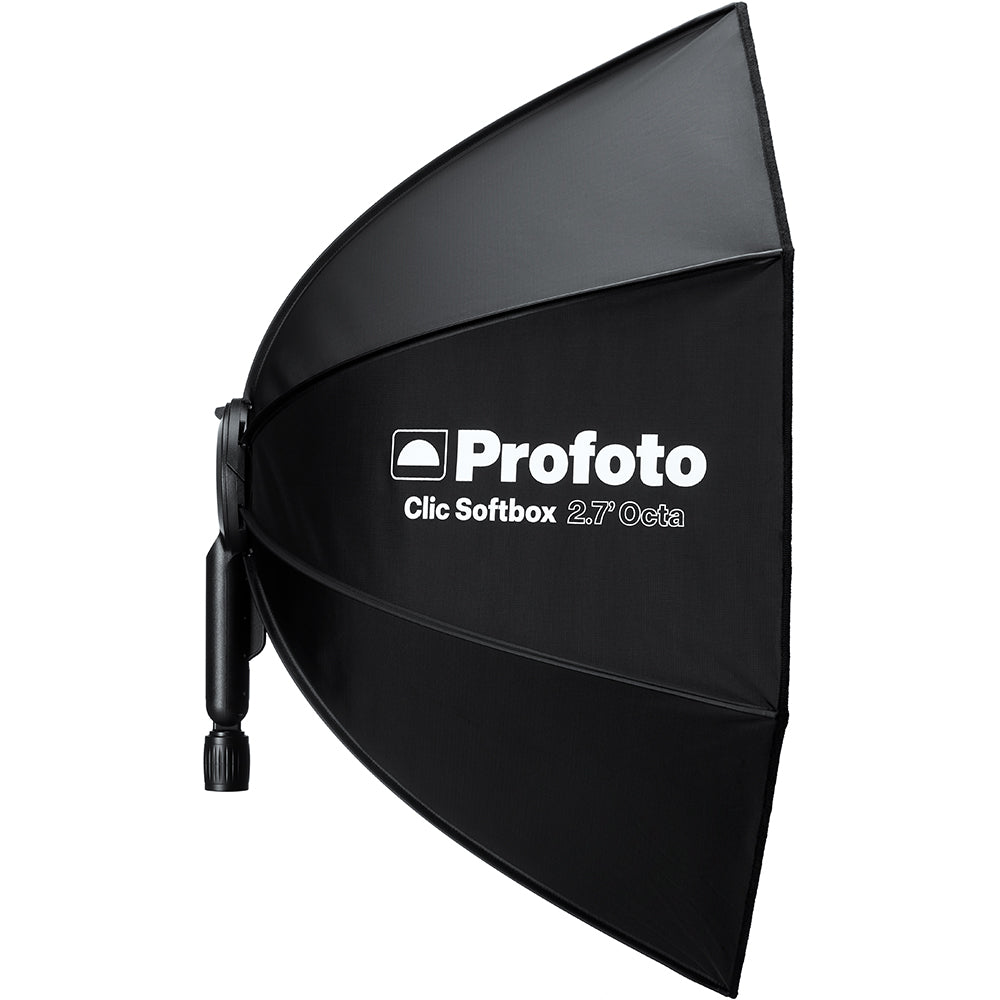 Black softbox with Profoto logo on a white background