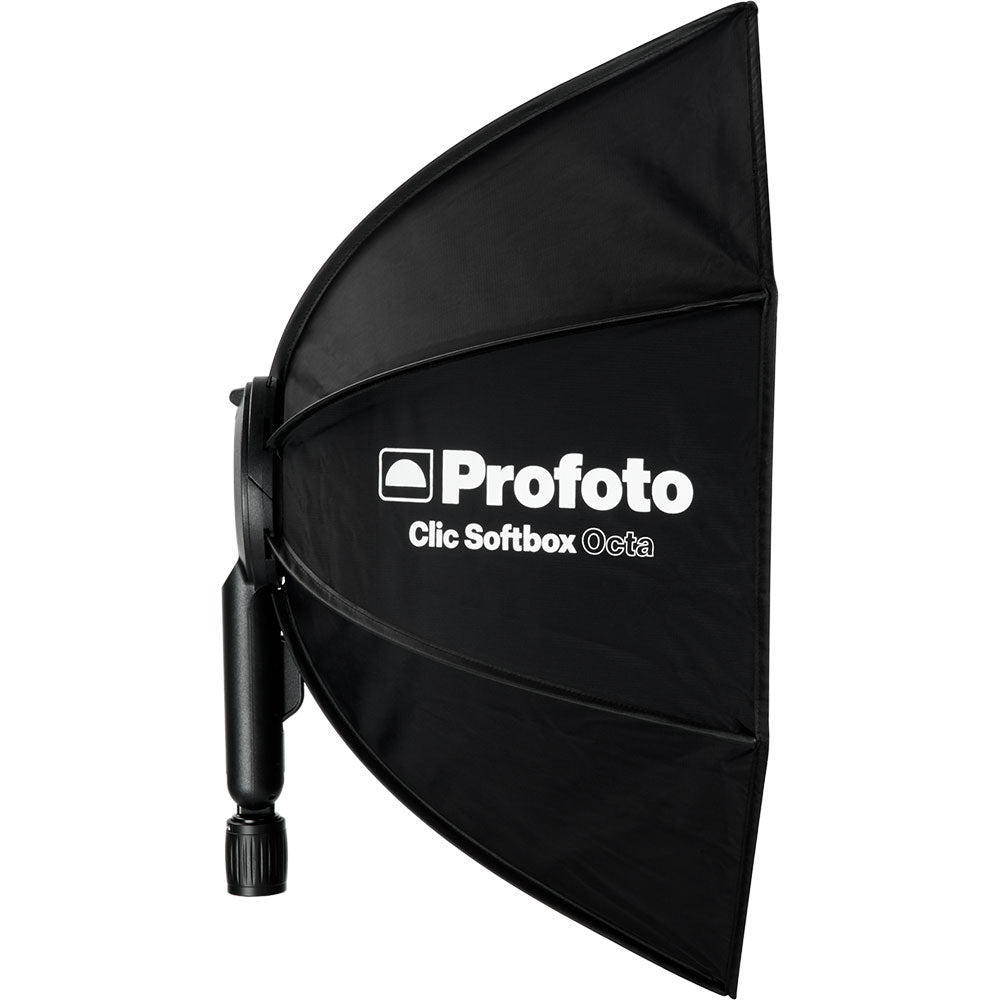 Black softbox with Profoto logo on a white background