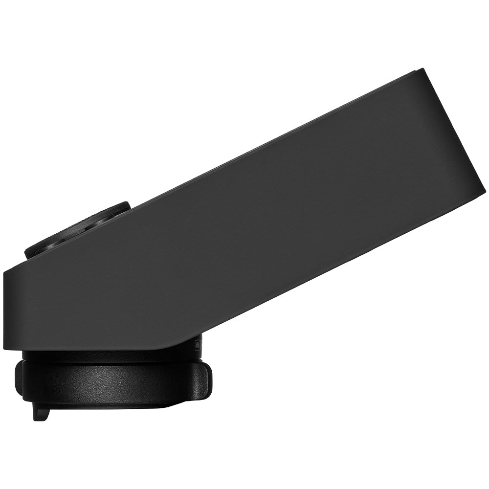 Black belt buckle on a white background