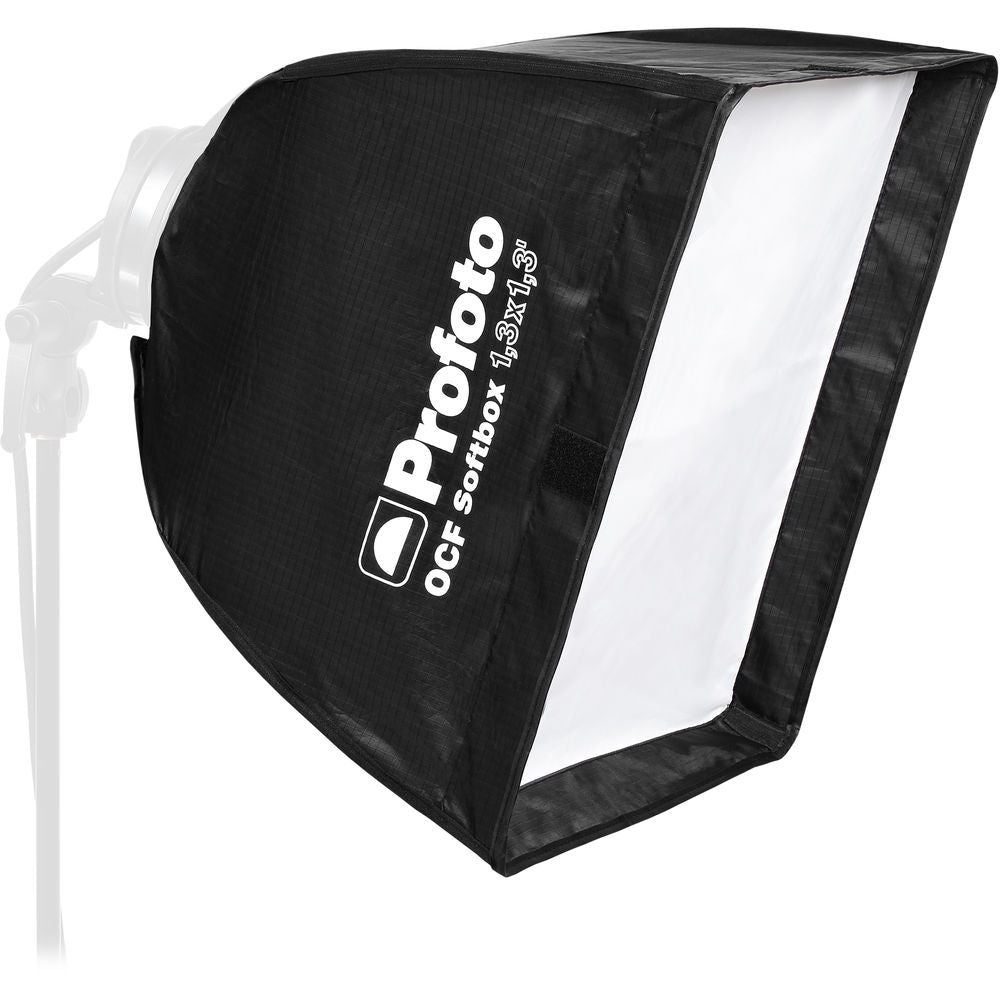 The Profoto OCF Softbox Square (1.3 x 1.3’) is popular for shooting people, especially head and shoulder portraits, where it provides an even, soft-edged and flattering light on all sides that seems to wrap around the subject. 