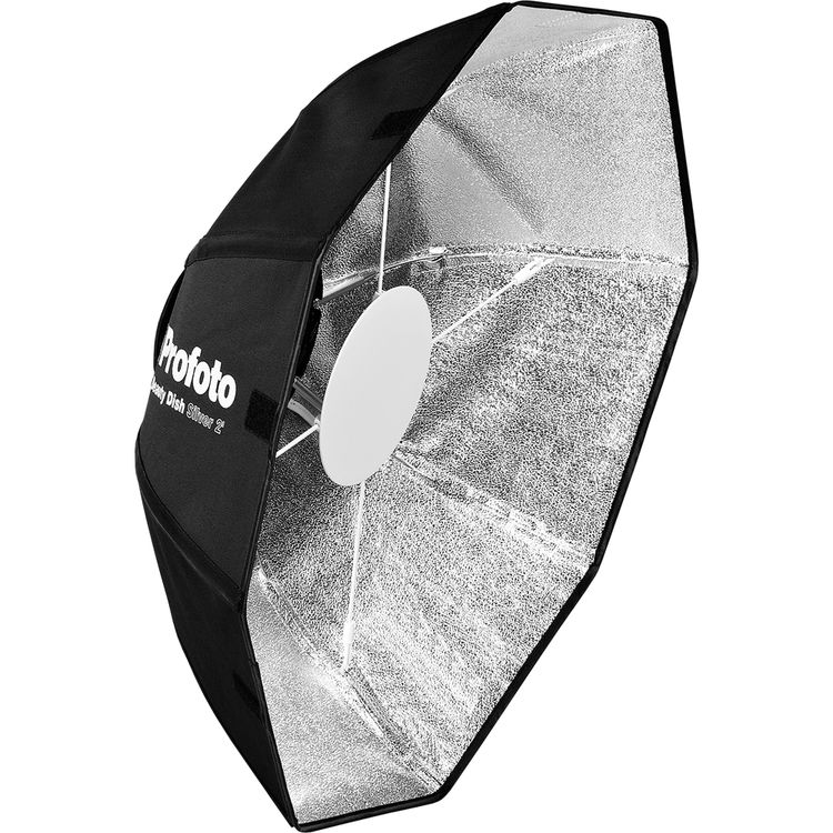 Profoto 24-inch collapsible OCF beauty dish with diffusers attached