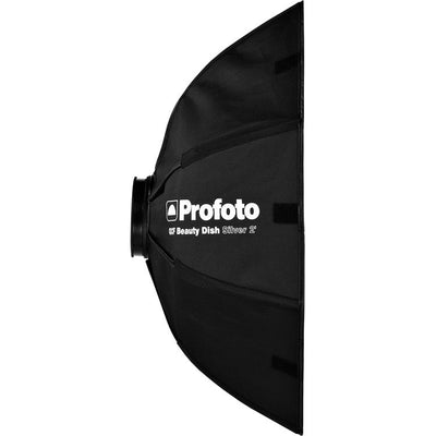 Profoto 24-inch collapsible OCF beauty dish with diffusers attached