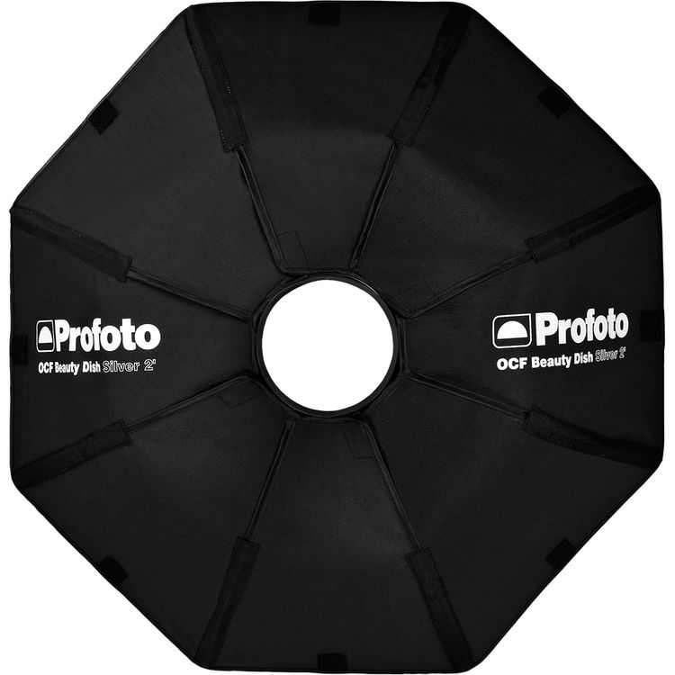 Profoto 24-inch collapsible OCF beauty dish with diffusers attached