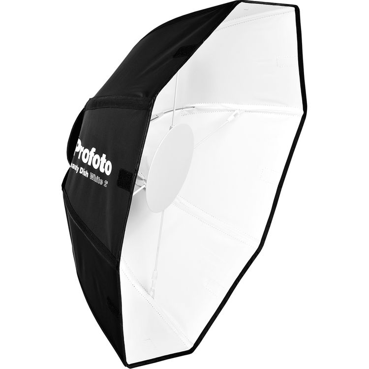 Profoto 24-inch collapsible OCF beauty dish with diffusers attached