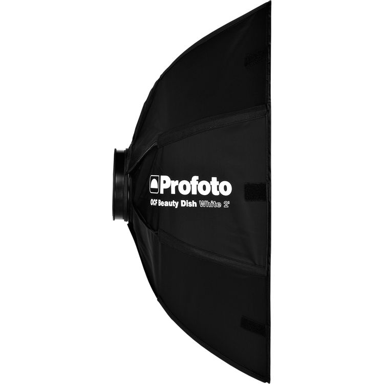 Profoto 24-inch collapsible OCF beauty dish with diffusers attached