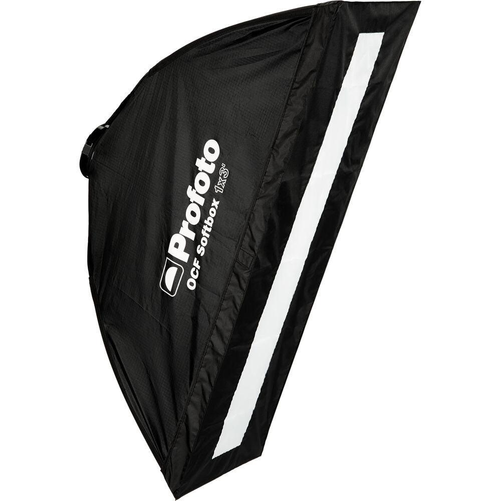 Black softbox with 'Profoto' branding on a white background