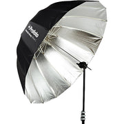 Profoto Umbrella Deep Silver (Large) for high-contrast, directional lighting in professional photography.