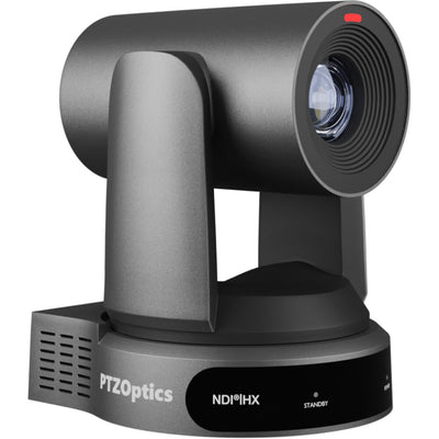 PTZOptics Move 4K camera with 30x zoom and auto-tracking
