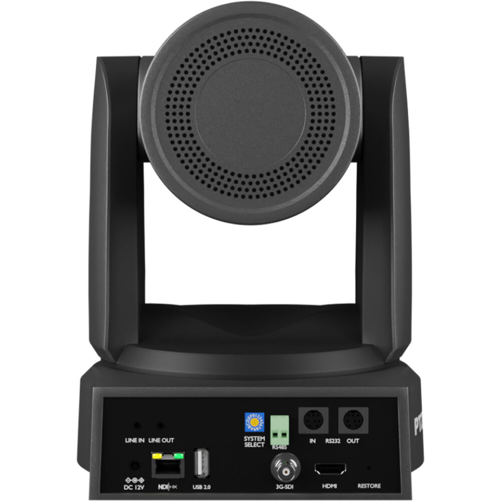 PTZOptics Move 4K camera with 30x zoom and auto-tracking