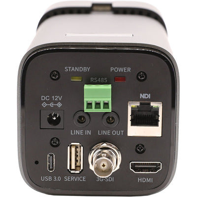 PTZOptics Studio 4K Ultra HD professional broadcast camera.