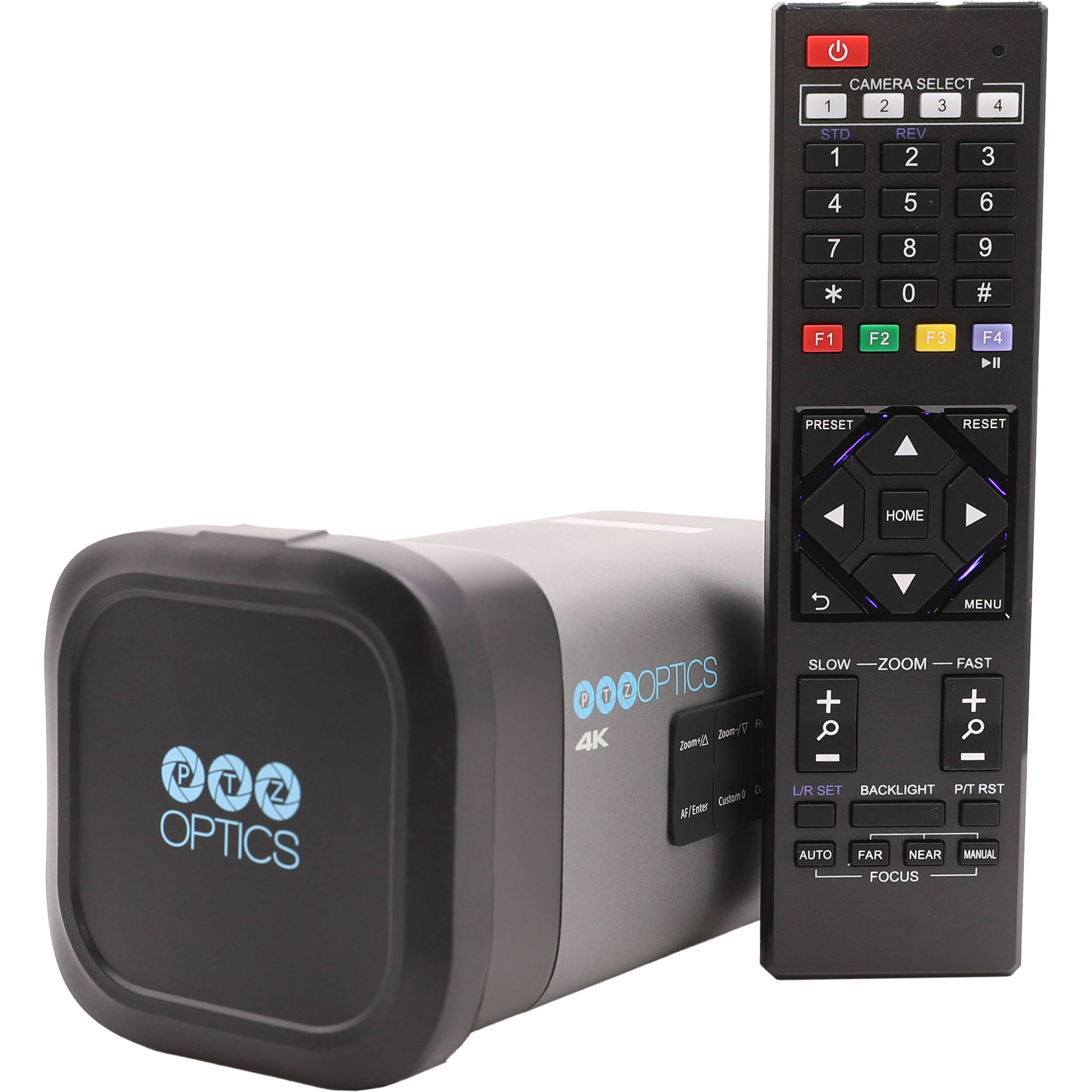 PTZOptics Studio 4K Ultra HD professional broadcast camera.