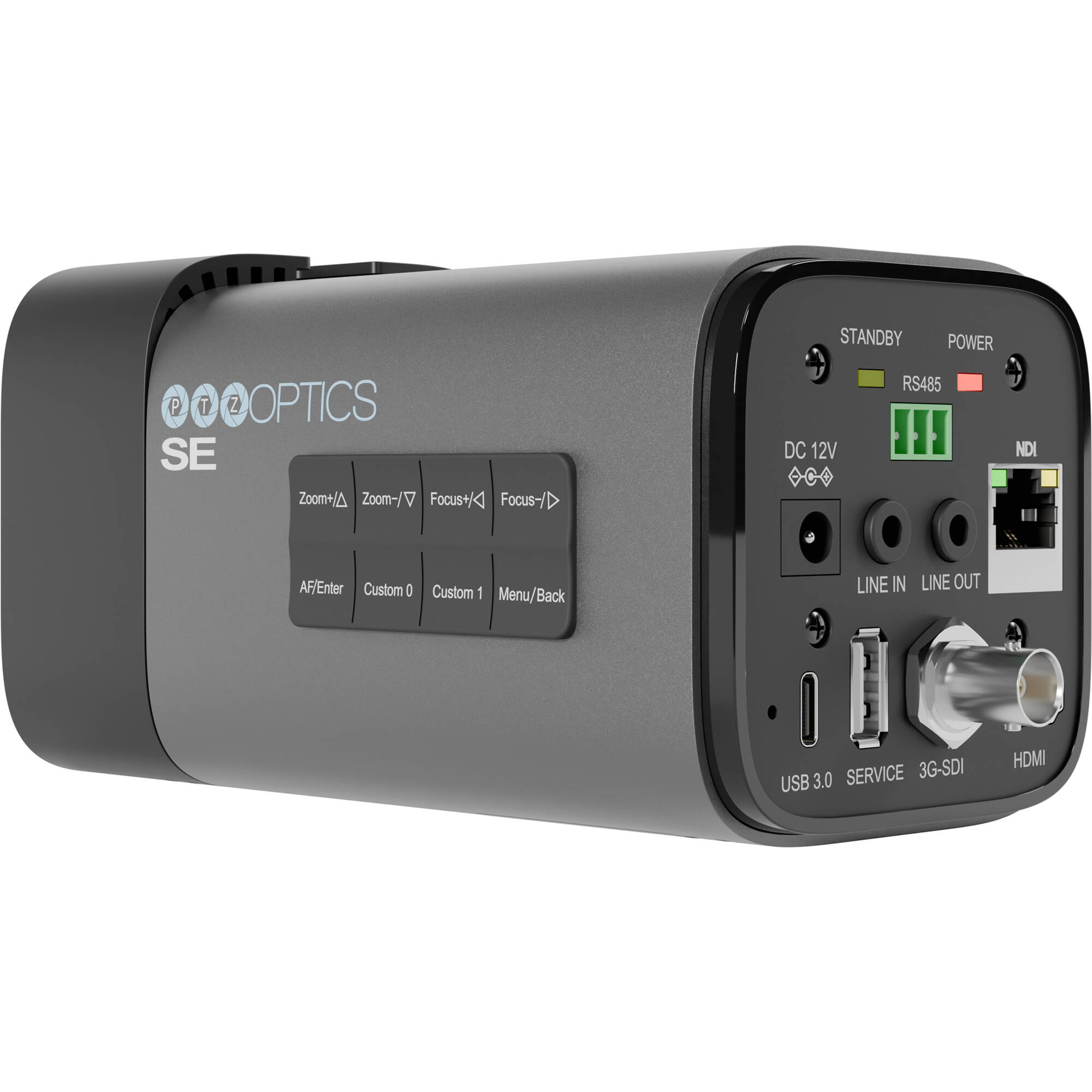 PTZOptics Studio SE integrated with the Hive Studio web interface for remote cloud-based camera control.
