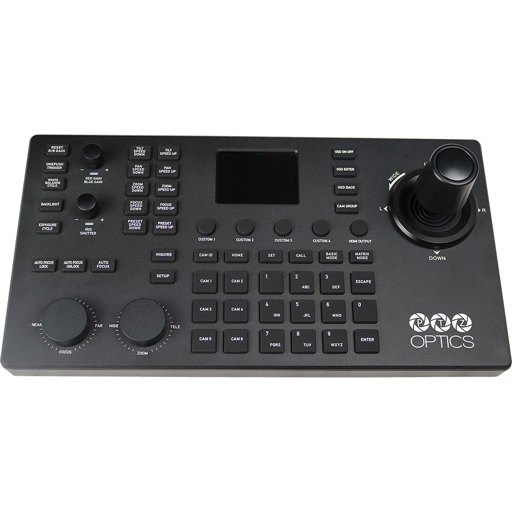 PTZOptics SuperJoy joystick controller for smooth video production
