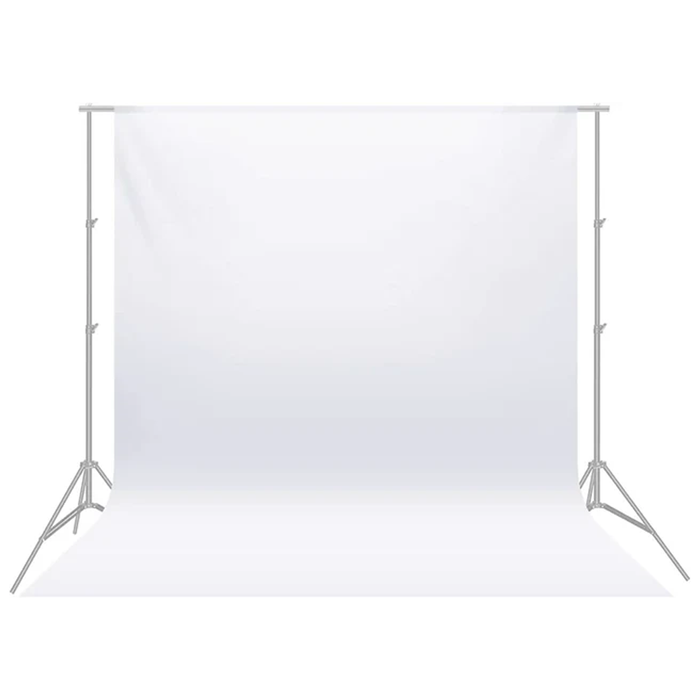This pure white savage seamless background paper is perfect for creating smooth and even backgrounds. Features a non-reflective surface.
