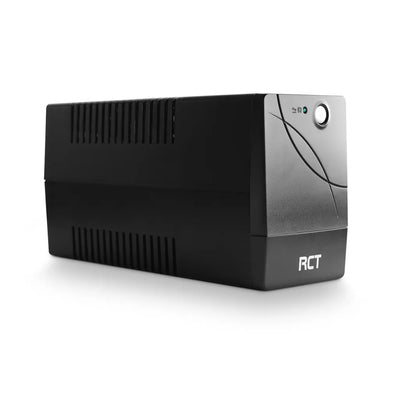 RCT 850VA Line Interactive UPS with LCD display on white background.