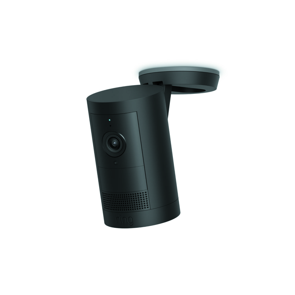 Ring Outdoor Cam 2K Battery Smart Outdoor Security Camera in Black