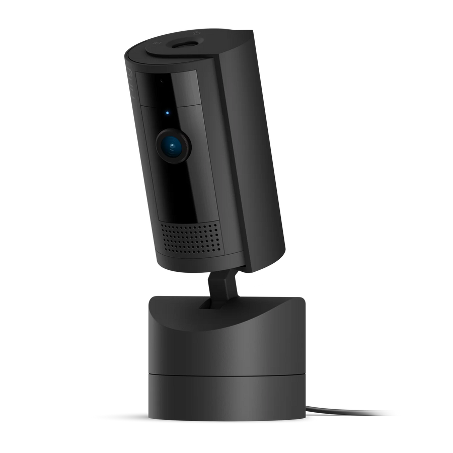 Ring Pan-Tilt Indoor Cam 2nd Gen Smart Security Camera in Black