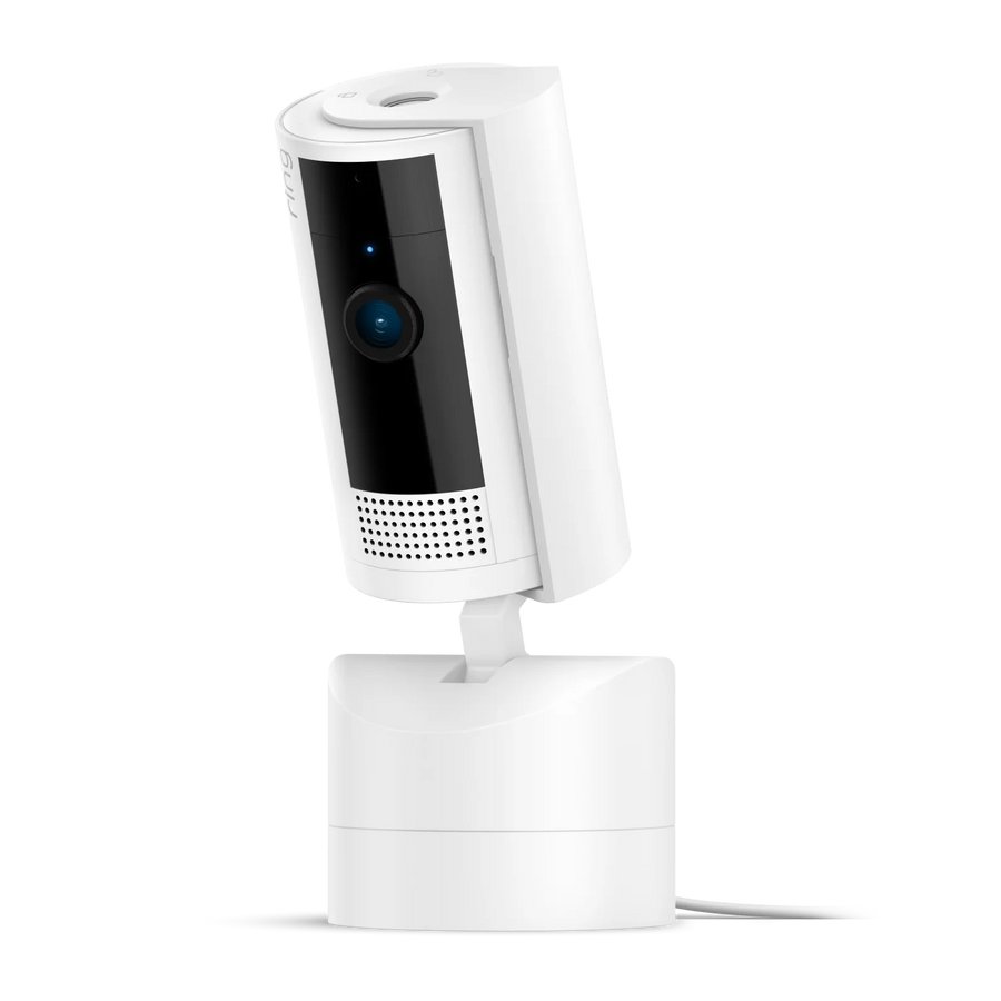Ring Pan-Tilt Indoor Cam 2nd Gen Smart Security Camera in white
