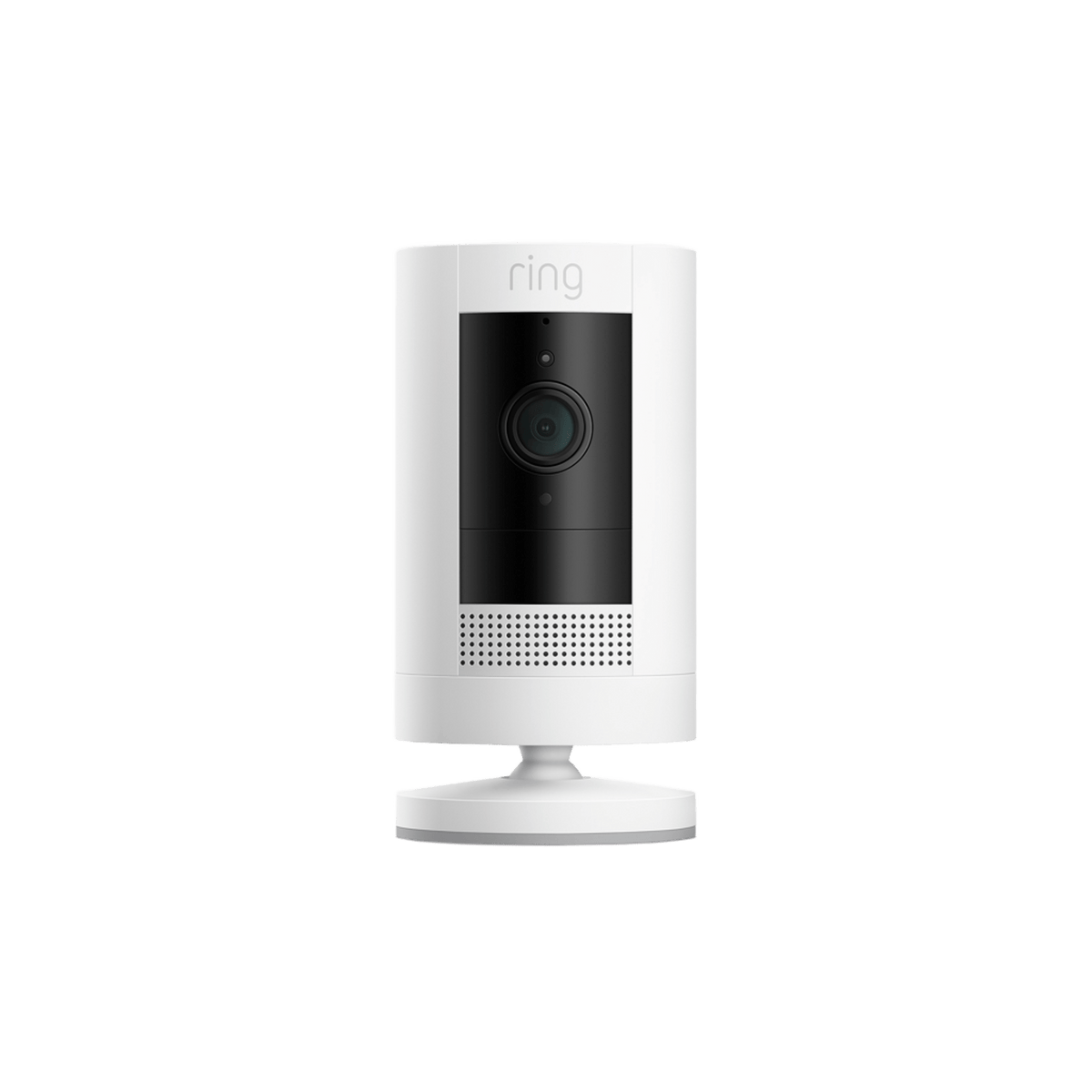 Ring Stick Up Cam Battery Smart Security Camera in White