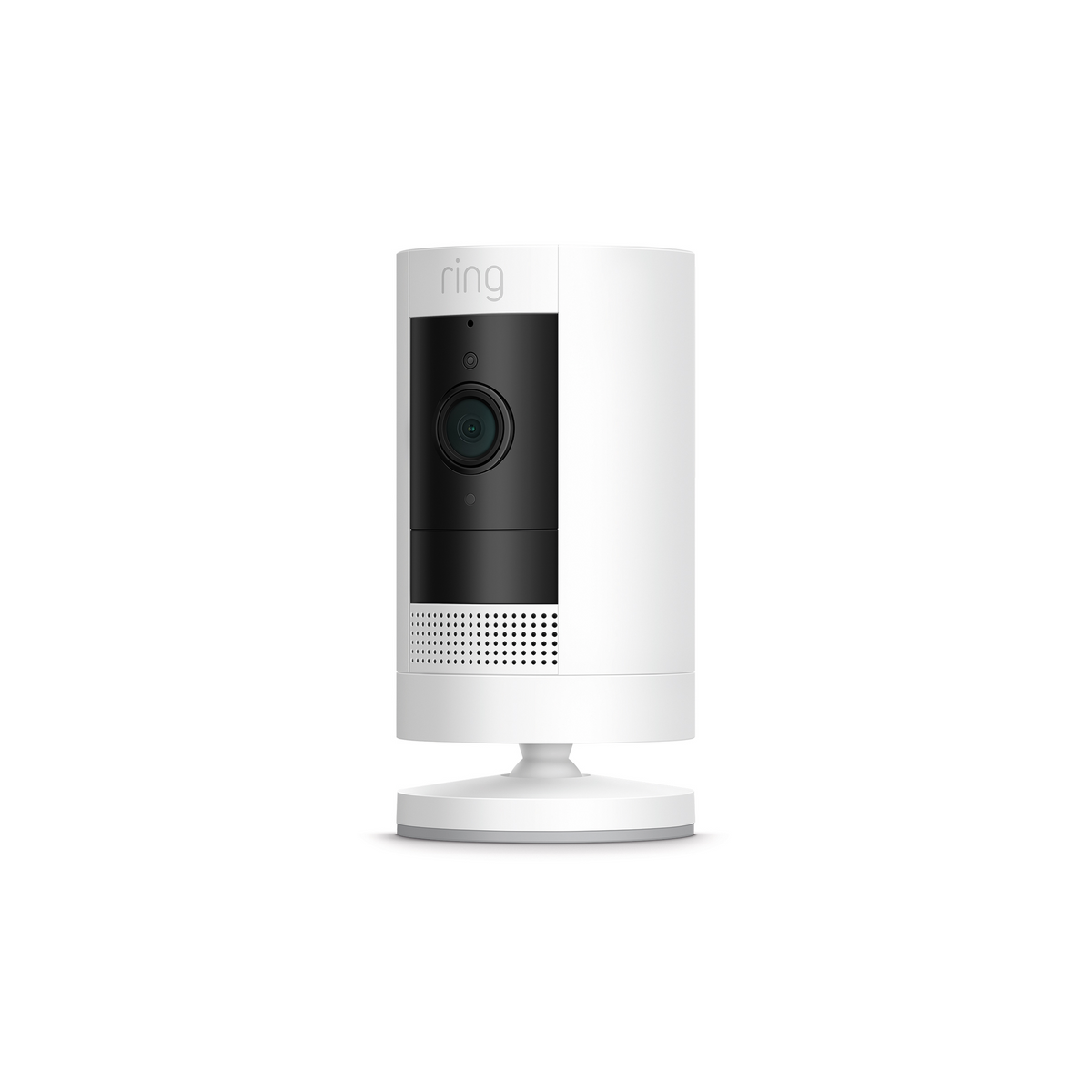 Ring Stick Up Cam Battery Smart Security Camera in White