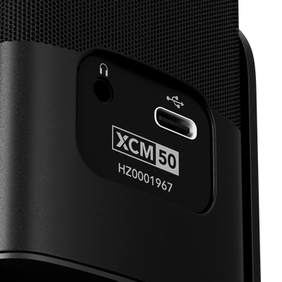 RODE X XCM-50 Compact USB-C Microphone for professional streaming, podcasting, and voice recording.