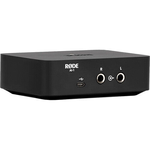 Record high-quality sound in your home with the Rode AI-1 Studio-Quality Audio Interface. It connects a microphone, instrument or headphone to your computer.
