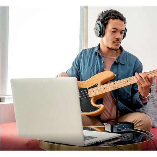 Record high-quality sound in your home with the Rode AI-1 Studio-Quality Audio Interface. It connects a microphone, instrument or headphone to your computer.
