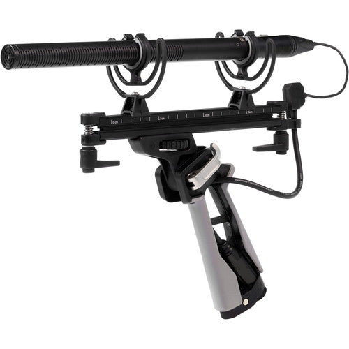 This Rode Blimp kit is designed to provide your shotgun microphone with protection from wind noise and isolation from shock and vibration.