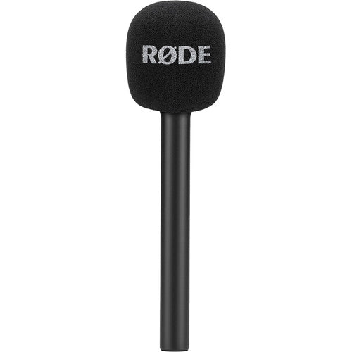 Convert your RØDE Wireless transmitter into a handheld mic with Interview GO adapter — fits Series IV transmitters, includes windshield for cleaner interviews.