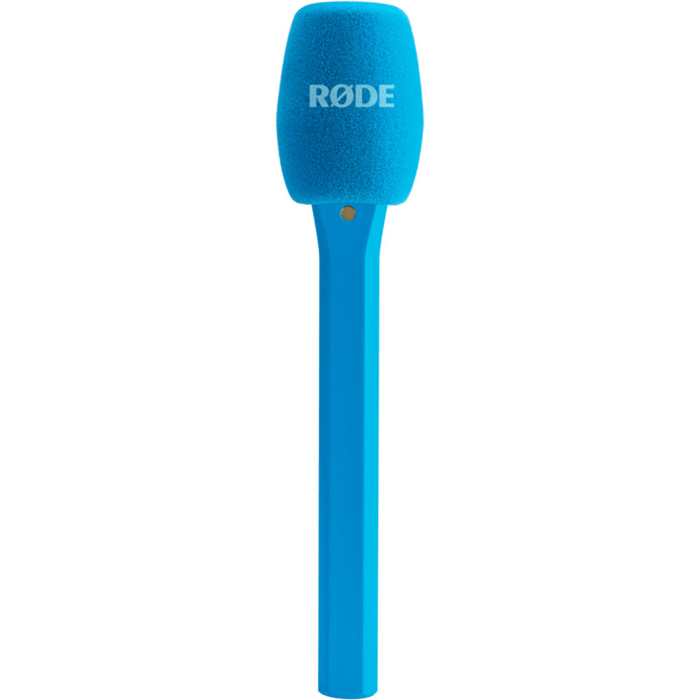 RODE Interview Micro handheld adaptor with windshield for clear audio