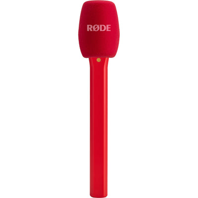 RODE Interview Micro handheld adaptor with windshield for clear audio