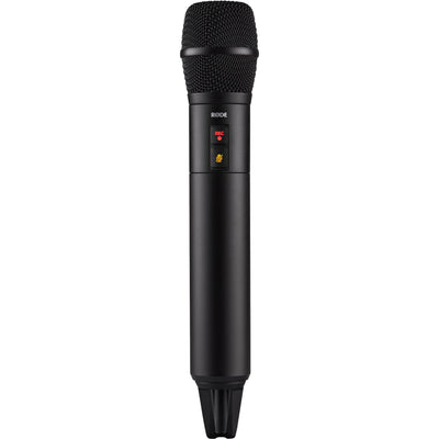 The RODE Interview Pro Wireless Handheld Condenser Microphone features a wireless microphone great for recording professional audio in a space for content creation.