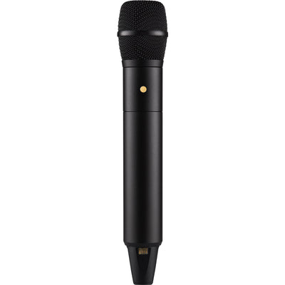 The RODE Interview Pro Wireless Handheld Condenser Microphone features a wireless microphone great for recording professional audio in a space for content creation.