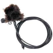 The RODE Mini Fur POP Windshield reduces wind noises when using a lavalier microphone.
