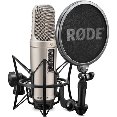 The RODE Multi-Pattern Condenser Microphone offers pristine audio quality and flexibility.