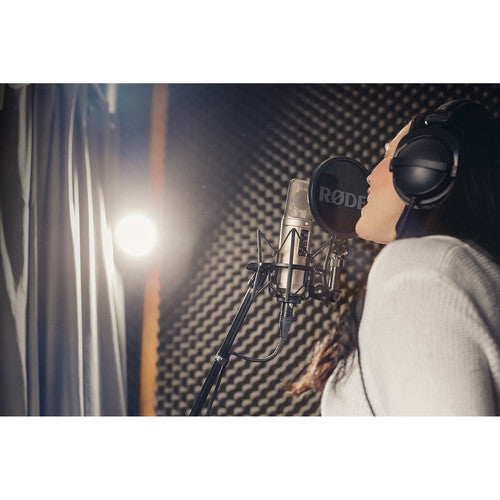 The RODE Multi-Pattern Condenser Microphone offers pristine audio quality and flexibility.