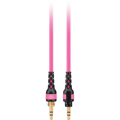 Connect a Black RODE NTH 1.2m Cable to the NTH-100 Professional Headphones. Features a 3.5mm TRS connection, 1.2m length and locking connector.