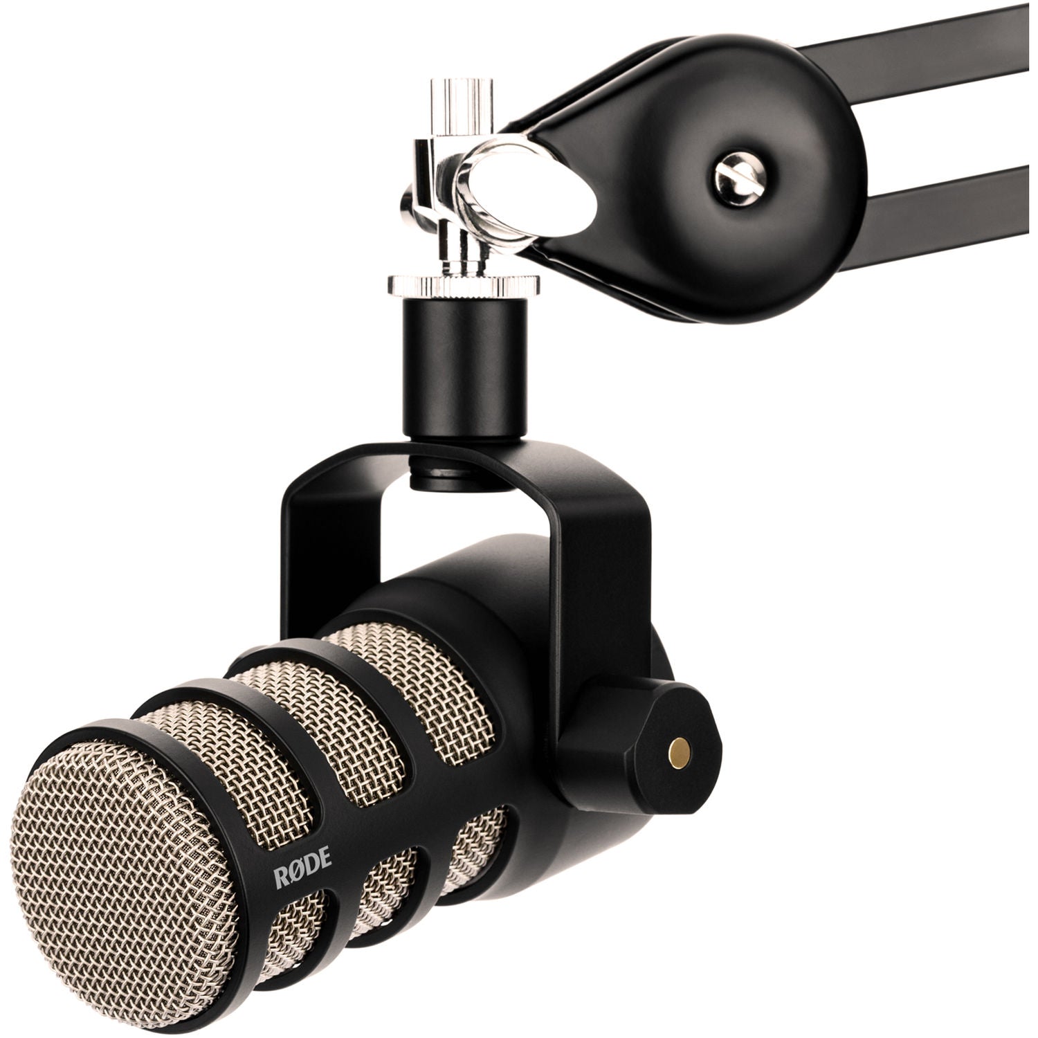 RODE PodMic Dynamic Podcasting Microphone in black finish for podcast and studio use