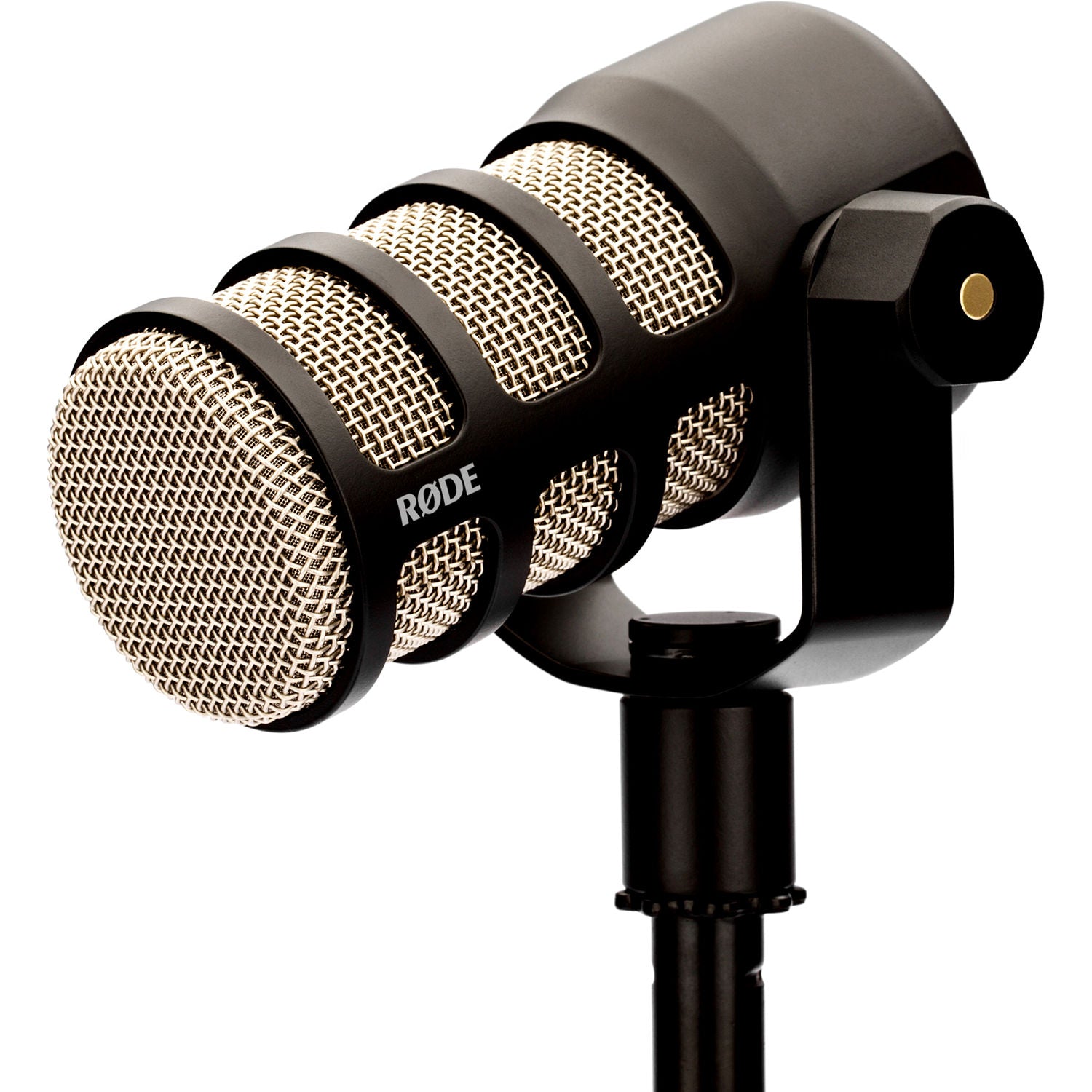 RODE PodMic Dynamic Podcasting Microphone in black finish for podcast and studio use