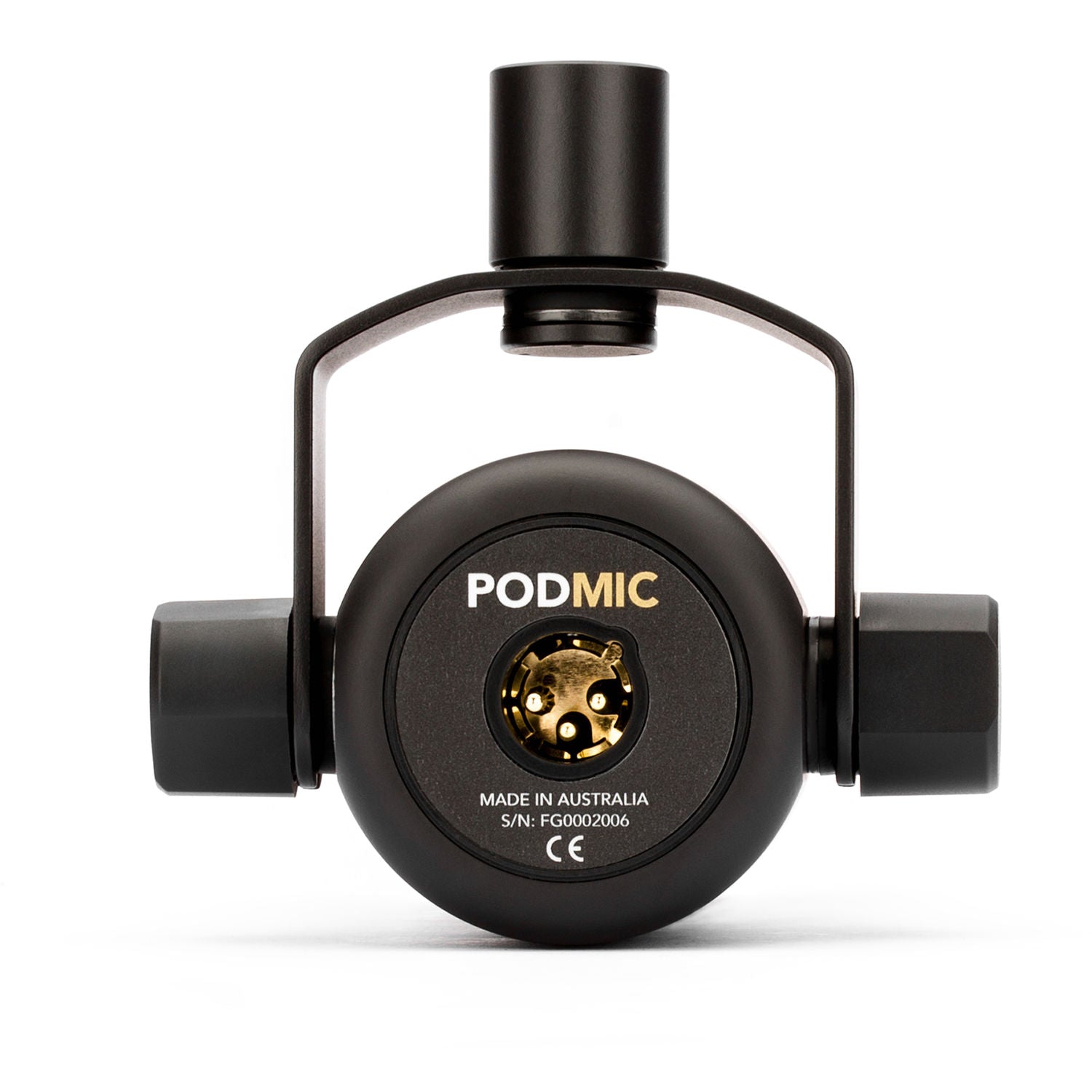 RODE PodMic Dynamic Podcasting Microphone in black finish for podcast and studio use
