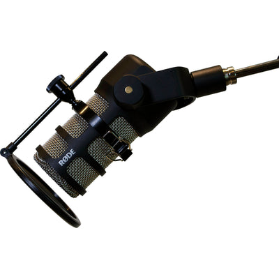 RODE PodMic Dynamic Podcasting Microphone in black finish for podcast and studio use